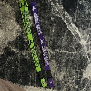 Victoria's Secret PINK Lanyards - Green and Purple